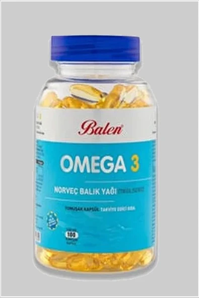 Omega 3 Norveç Balık Yağı (TRİGLİSERİD) 1380 Mg 100 Kapsül ürün görseli 1