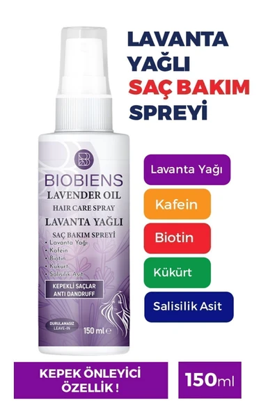 Lavanta Yağlı Saç Bakım Spreyi 150 ml ürün görseli 1
