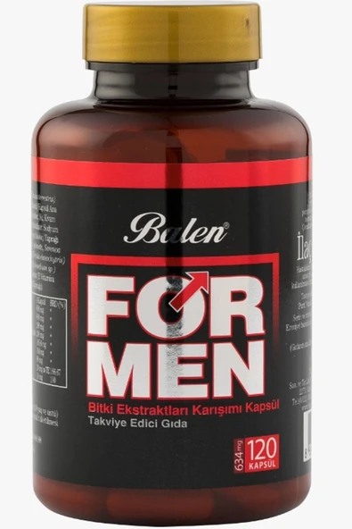 Formen Bitki Ekstratları Karışımı 120 Adet Kapsül 634 Mg ürün görseli 1