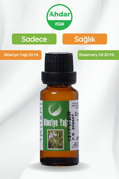 Ahdar 20 ML Biberiye Yağı - Resim 5