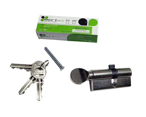 Topuzlu Barel 68 mm Nikel ürün görseli 1