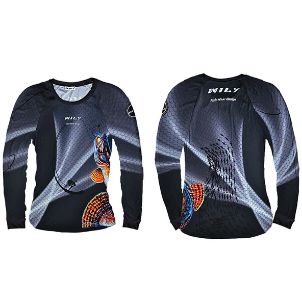 Wily Wear UV T-Shirt Partition Gray L ürün görseli 1