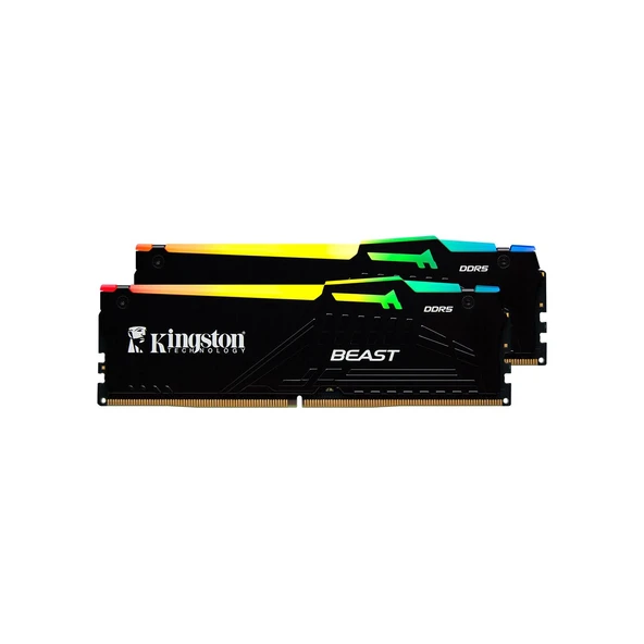 Kingston Beast RGB 32 GB (2x16) 6000 MHz CL36 KF560C36BBE2AK2/32 DDR5 Ram ürün görseli 1
