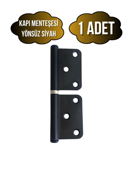 Siyah Yönsüz Kapı Menteşesi Ahşap Kapı Menteşesi(SİYAH) Siyah SİYAH - 1 ADET ürün görseli 1