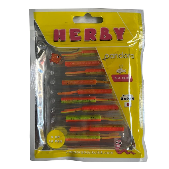 Pandora Herby  5cm 10 Adet LRF Silikonu  Herby Tiger ürün görseli 1