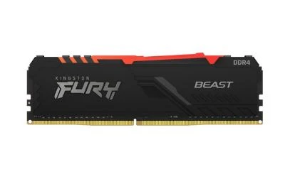 KINGSTON 8GB 3600MHZ DDR4 CL17 BEAST RGB BLACK KF436C17BBA/8 ürün görseli 1