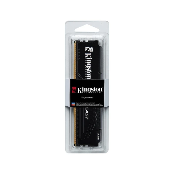 Kingston 16GB 5600MT/s DDR5 CL36 DIMM Beast Black EXPO Turkey KF556C36BBE-16TR - RAM ürün görseli 1