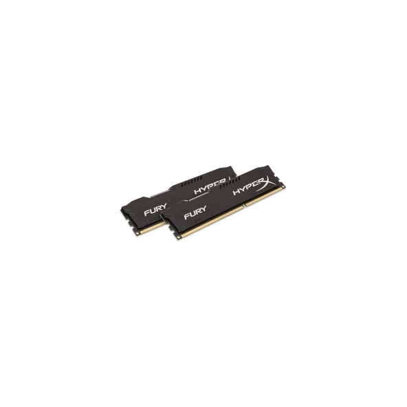 Kingston HyperX Black 16GB(2x8GB) 1600MHz DDR3 Ram (HX316C10FBK2/16) ürün görseli 1