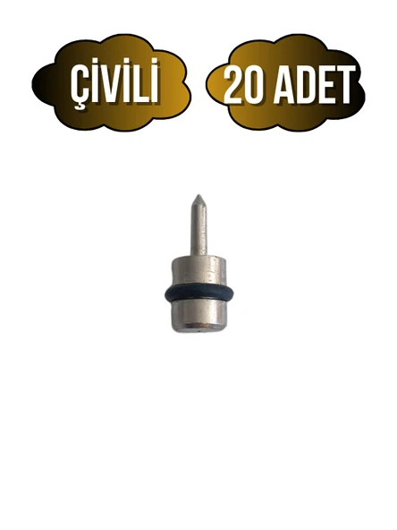 Metal Çivili Raf Pimi Dolap Raf Altı Pimi(ÇİVİLİ)(METAL) Krom KROM - 20 ADET ürün görseli 1