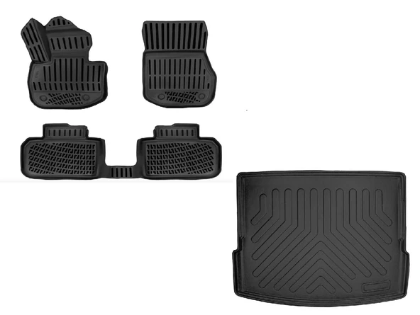 Mini Countryman U25 EV 2024 Sonrası Havuzlu Paspas + Bagaj Havuzu Set | Elektrikli ürün görseli 1