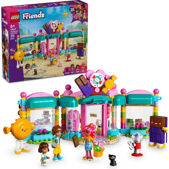 LEGO 42649 Friends Heartlake City Şekerci Dükkanı ürün görseli 1