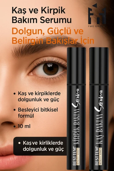 BESTTEM KAŞ VE KİRPİK BAKIM YAĞI DAHA DERİN BAKIŞLAR IÇİN BESLER VE HACİM KATAR ürün görseli 1