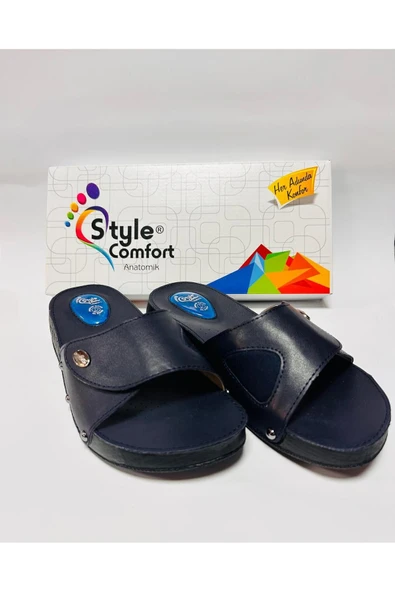 STYLE COMFORT Ortopedik Halluks Valgus Anatomik Taban Kemik Çıkıntısı Ve Topuk Dikeni Terliği Cırtlı Schwjl.03 40 ürün görseli 1