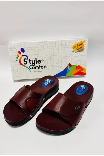 STYLE COMFORT Ortopedik Halluks Valgus Anatomik Taban Kemik Çıkıntısı Ve Topuk Dikeni Terliği Cırtlı Schwjl.03 40 ürün görseli 1