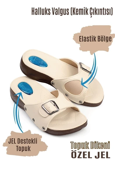 COMFORT STYLE Ortopedik Halluks Ve Topuk Dikeni Terliği Kemik Çıkıntısı Terliği 41 ürün görseli 1