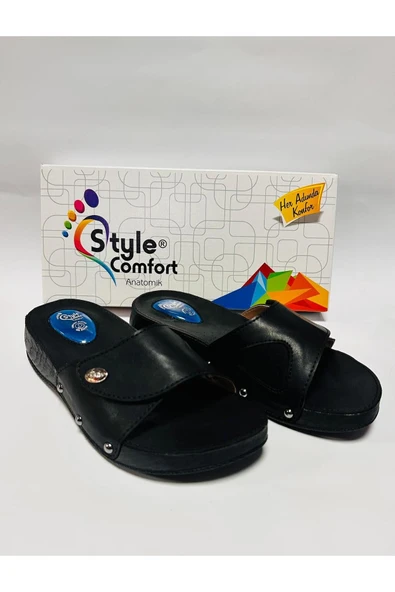 STYLE COMFORT Ortopedik Halluks Valgus Anatomik Taban Kemik Çıkıntısı Ve Topuk Dikeni Terliği Cırtlı Schwjl.03 40 ürün görseli 1