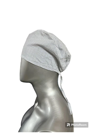 BEYAZ MEDİKAL Doktor Hemşire Aşçı Cerrahi Bone Hastane Bonesi Bandana ürün görseli 1