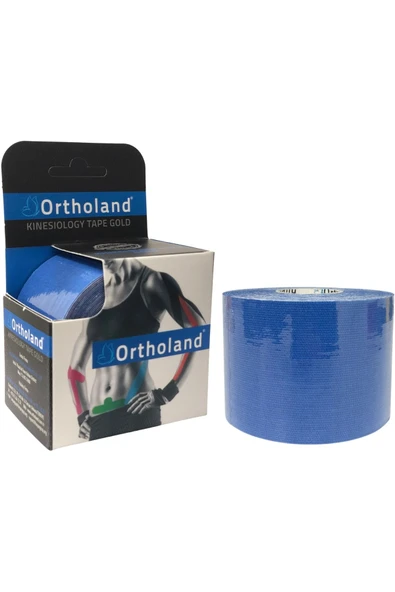 ORTHOLAND Kinesio Bandı, Spor Kas Ağrı 5cm5mt Koyu Mavi 5 ürün görseli 1