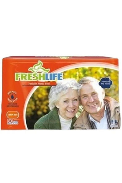 FRESHLİFE Belbantlı Hasta Bezi Medium 30 Adet M ürün görseli 1