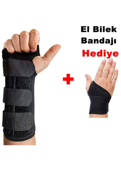 ARWEX El Bilek Ateli Metal Destekli Çift Yön Her Bedene Uygun Istirahat Ateli Karpal Tünel Sinir Sıkışması Standart ürün görseli 1