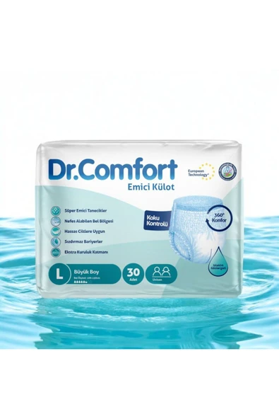 DR.COMFORT Dr Comfort Kulotlu Hasta Bezı 30lu Large L ürün görseli 1