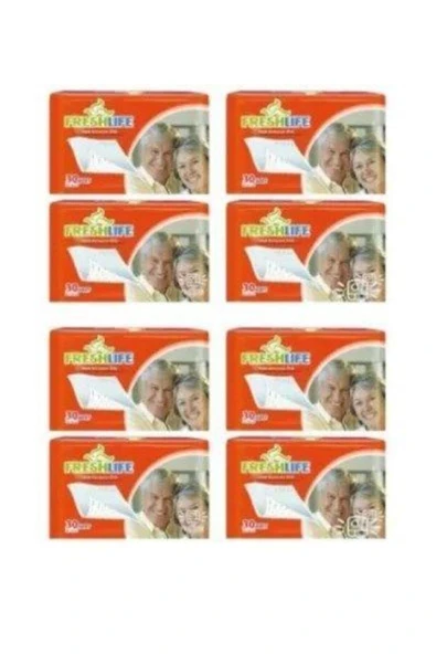 FRESHLİFE Yatak Koruyucu Örtü 60x90 8li Avantaj Paketi 240 Adet Freshlıfe ürün görseli 1