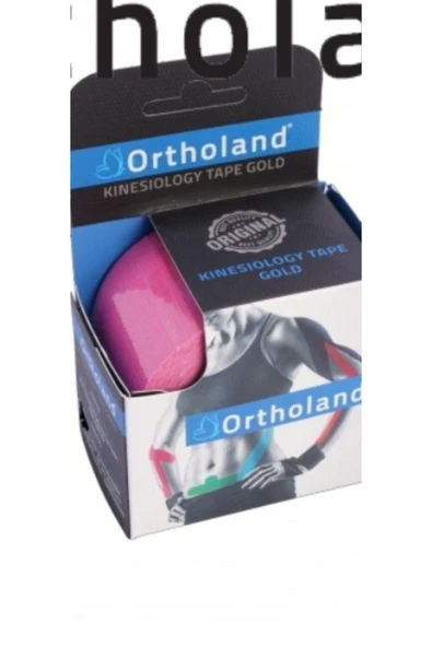 ORTHOLAND KİNEZİO TAPE Sporcu BANDI ( 5 ADET pembe renk) XL ürün görseli 1