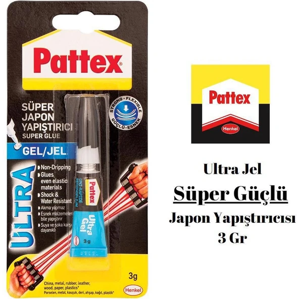 Pattex Ultra Gel Japon 3Gr 1505805 5805 5649 3514 ürün görseli 1