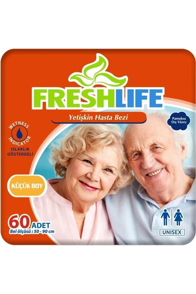 FRESHLİFE 2'li Small Yetişkin Belbantlı Hasta Bezi 30x2 (60 ADET) S ürün görseli 1