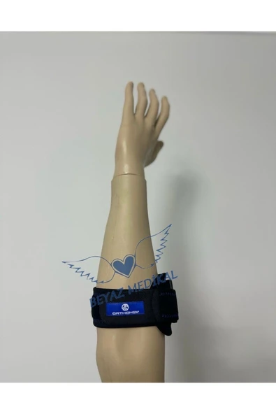 ORTHONEW Epikondilit Bandajı Dirseklik, Sporcu Fitness Tenisçi Golfçü Voleybolcu Silikonlu standart Standart ürün görseli 1