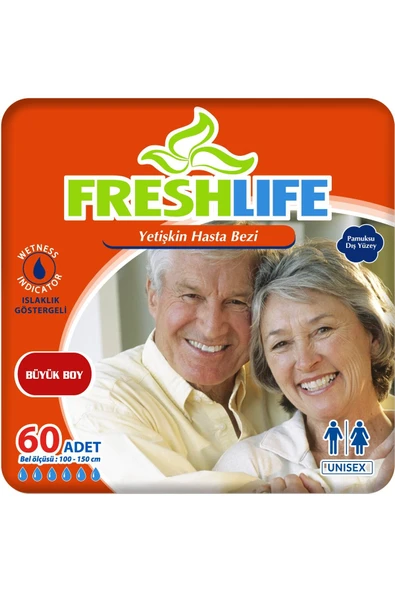 FRESHLİFE 2'li Large Yetişkin Hasta Bezi 30x2 (60 ADET) L ürün görseli 1