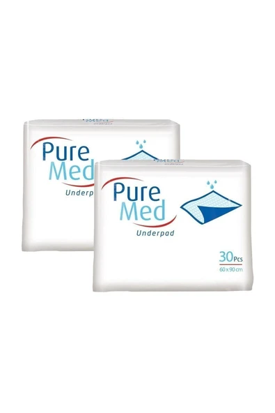 PUREMED Hasta Altı Bezi Serme Yatak Koruyucu 60x90cm 60 Adet ürün görseli 1
