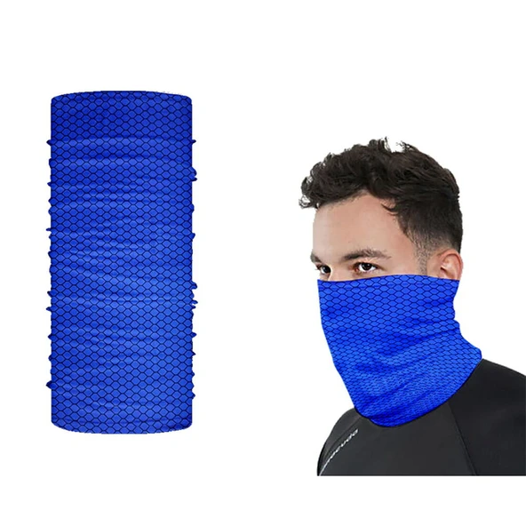 Wily Wear UV Boyunluk Partition Blue Geniş ürün görseli 1