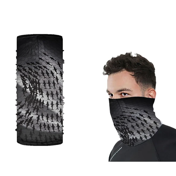 Wily Wear UV Boyunluk Partition Gray Geniş ürün görseli 1