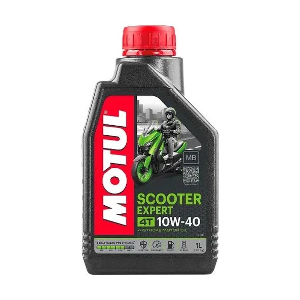 MOTUL SCOOTER EXPERT 10W-40 MB_1L ürün görseli 1