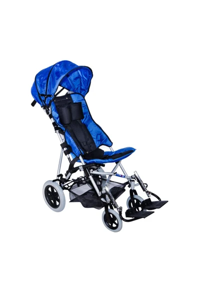 COMFORT PLUS Mavi Engelli Pediatrik Baston Puset Dm-boss ürün görseli 1