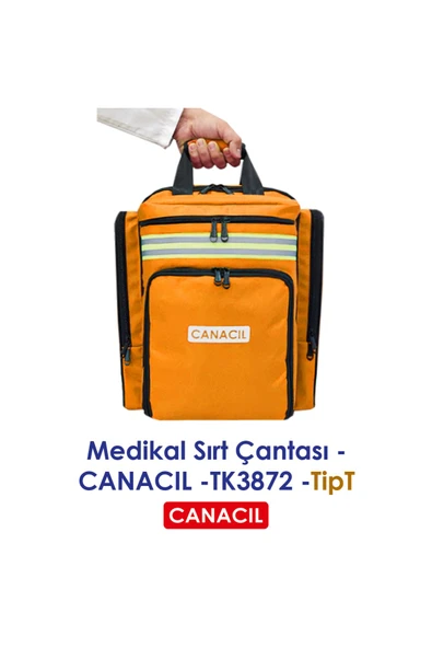 CANACIL TipT Medikal Sırt Çantası - CANACIL -TK3872 - Turuncu ürün görseli 1