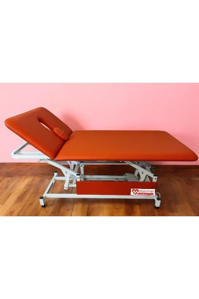 MASMEL Bobath Rehabilitasyon Yatağı Tek Motorlu Başlıklı 100x190 Cm ürün görseli 1
