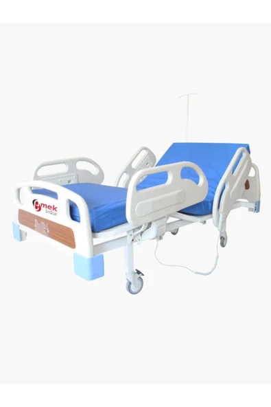 ELİT GRUP MEDİKAL SERUM ASKISI VE YATAK DAHİL 2 MOTORLU HASTA KARYOLASI FULL ABS ürün görseli 1