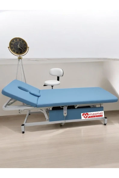 MASMEL Bobath Rehabilitasyon Yatağı Tek Motorlu Başlıklı 100x190 Cm ürün görseli 1