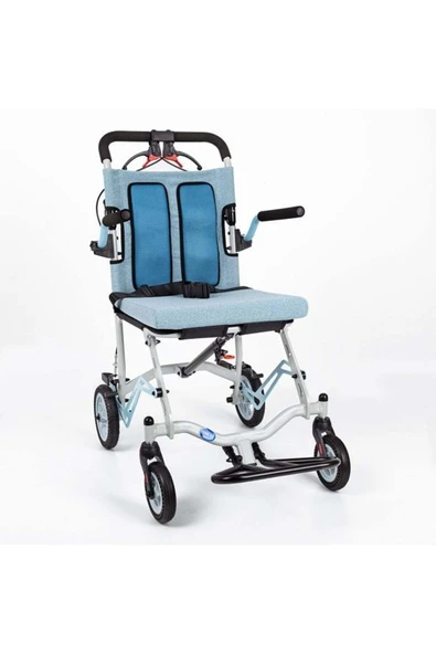 COMFORT PLUS DY01409LJ Mavi Transfer Tekerlekli Sandalye ürün görseli 1