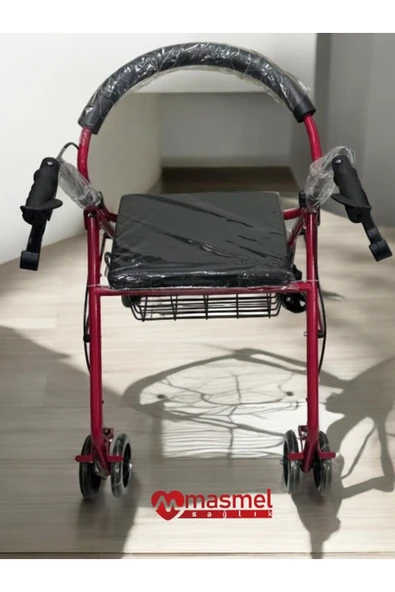 MASMEL SAĞLIK Rolatör Tekerlekli Rollator Yürüteç Hasta Yaşlı Yürüteci Yetkili Bayiden ürün görseli 1