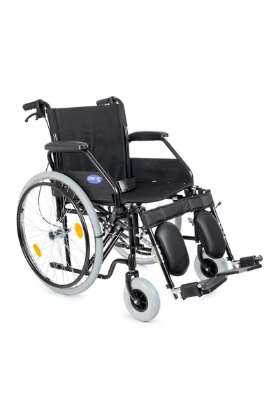 COMFORT PLUS Dm-303 50cm Standart Manuel Tekerlekli Sandalye (ÖZELLİKLİ,BALDIR DESTEKLİ) ürün görseli 1