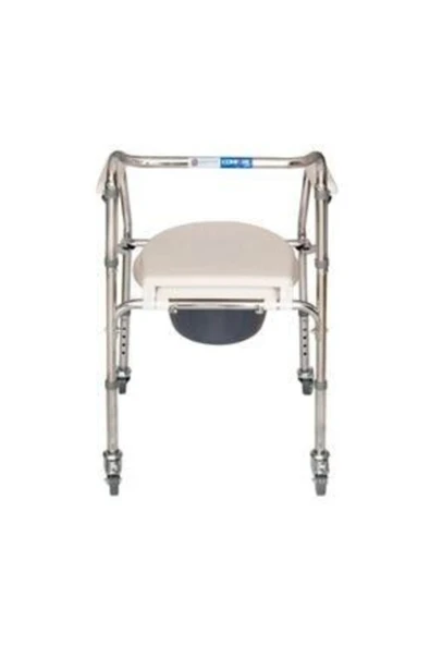 COMFORT Plus Küçük Tekerlekli Tuvaletli Sandalye ürün görseli 1