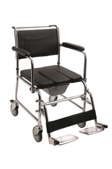 GOLFİ Klozetli Tekerlekli Sandalye G125a ürün görseli 1