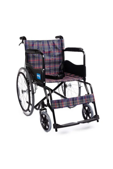 COMFORT PLUS Ky809bj Ekose Özellikli Tekerlekli Sandalye ürün görseli 1