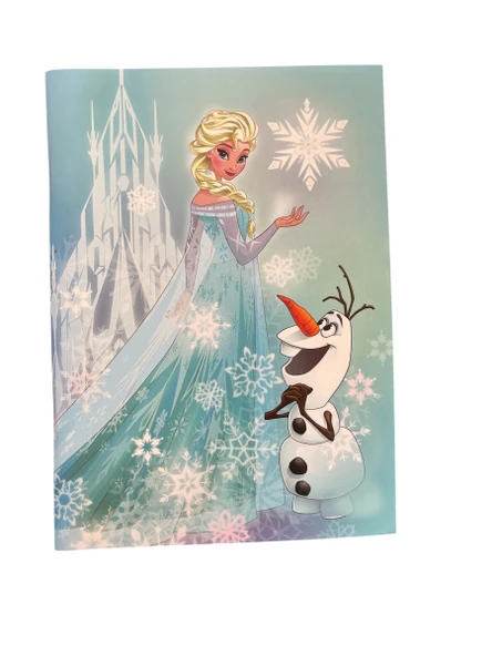 Frozen A5 40 Yaprak Kareli Dikişli Defter ürün görseli 1