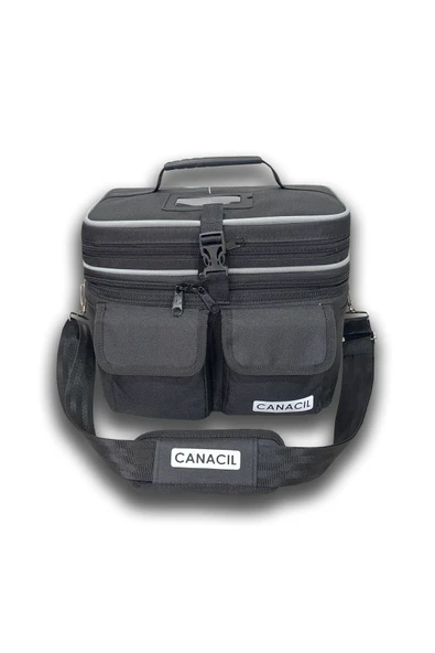 CANACIL Sporcu Sağlık Çantası Siyah 24 X 25x 29 Ölçüsü ürün görseli 1