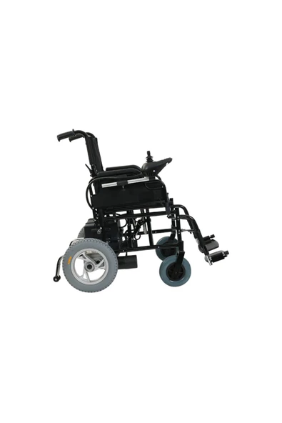 JT -100 Katlanır Akülü Tekerlekli Sandalye - Resim 3