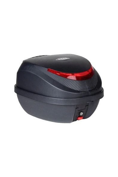 REXXMOTOR REXX MOTOSİKLET ARKA ÇANTA 32LT SİYAH TOPCASE ürün görseli 1